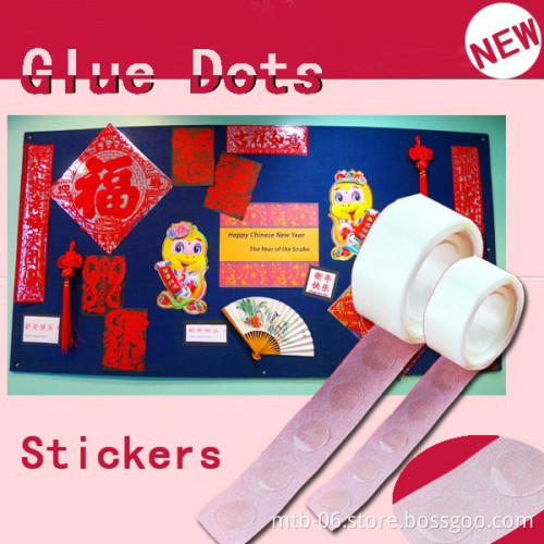 Removable Glue Dots for Stickers
